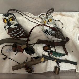 BHCM decorative hanging birds with bells